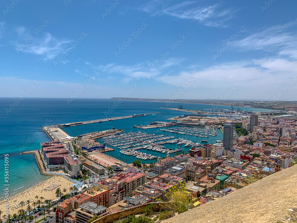 Alicante from above