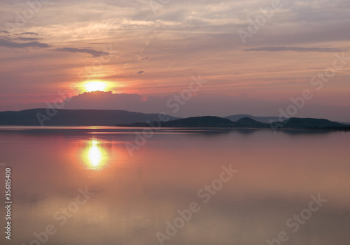 Sunset at Lake Balaton, Hungary