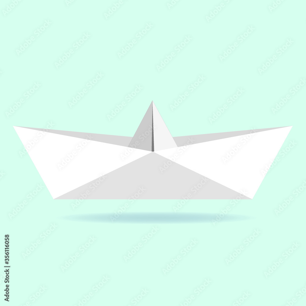 paper boat - vector icon, flat design paper boat - vector icon, flat design
