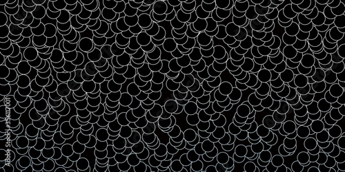 Dark BLUE vector layout with circle shapes. Glitter abstract illustration with colorful drops. Pattern for business ads.
