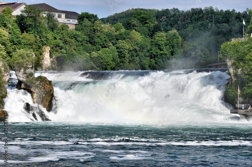 Rheinfall bei Schaffhausen in der Schweiz 20.5.2020