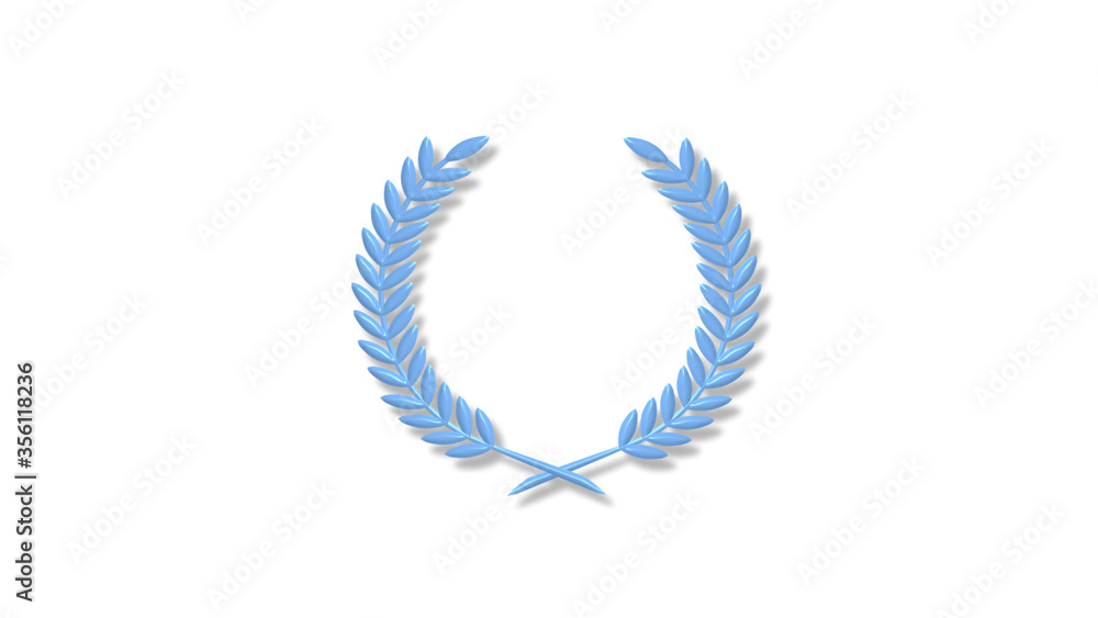 Amazing aqua light 3d wheat icon,Best wheat icon on white background Amazing aqua light 3d wheat icon,Best wheat icon on white background
