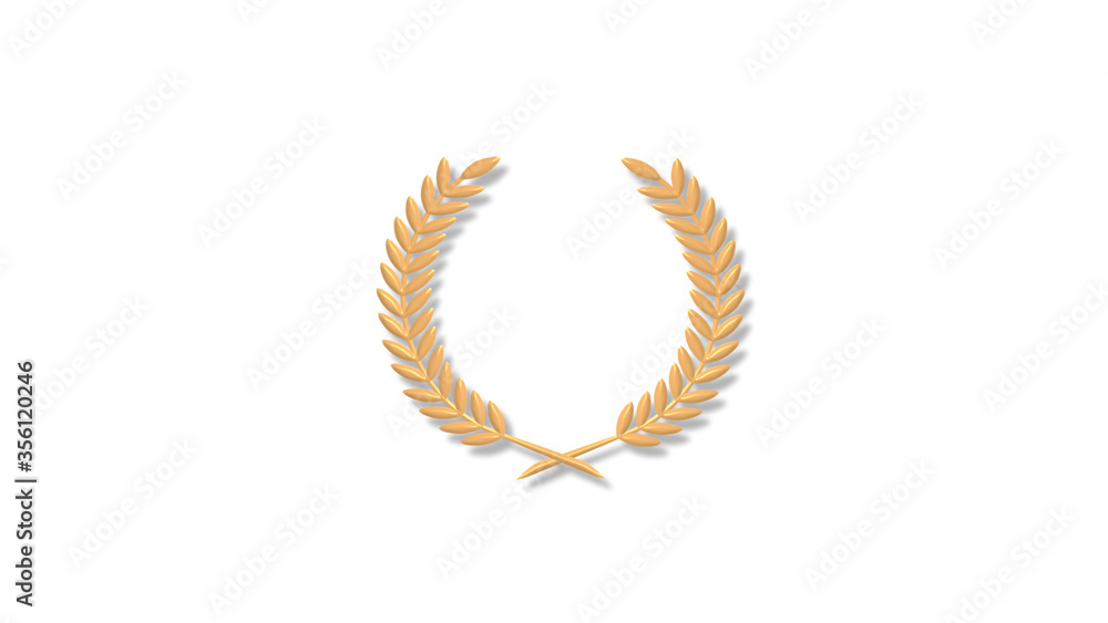 Amazing 3d wheat icon on white background,New wheat icon Amazing 3d wheat icon on white background,New wheat icon