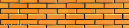 Panorama saffron color brick new