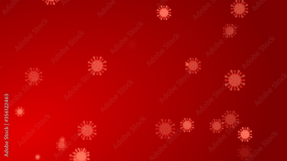 Coronavirus red pattern banner background. Abstract healthcare Illustrations concept COVID-19. Coronavirus red pattern banner background. Abstract healthcare Illustrations concept COVID-19.