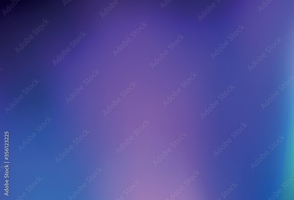 Dark Pink, Blue vector blurred shine abstract background.