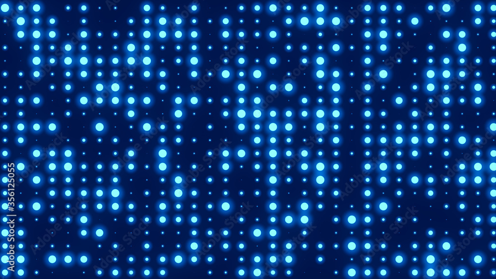 Dot white blue pattern screen led light gradient texture background. Abstract technology big data digital background. 3d rendering. Dot white blue pattern screen led light gradient texture background. Abstract technology big data digital background. 3d rendering.