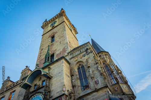 Astronomical clock tower. Prague