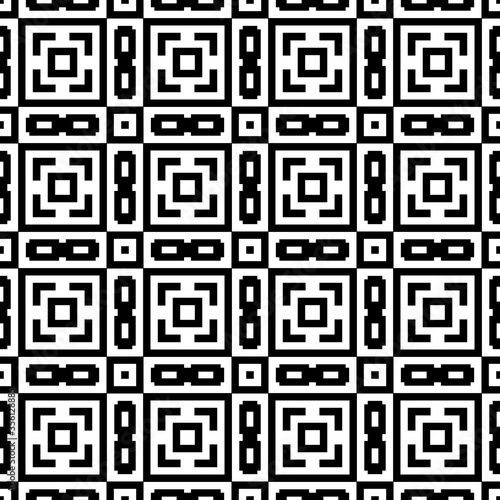 Ethnic ornament. Tribal wallpaper. Embroidery background. Ethnical folk image. Tribe motif. Ancient mosaic. Digital paper, web design, textile print, backdrop. Seamless abstract art. Vector abstract.