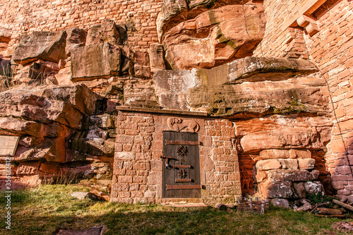 castle chateau Haut-Koenigsbourg in Orschwiller