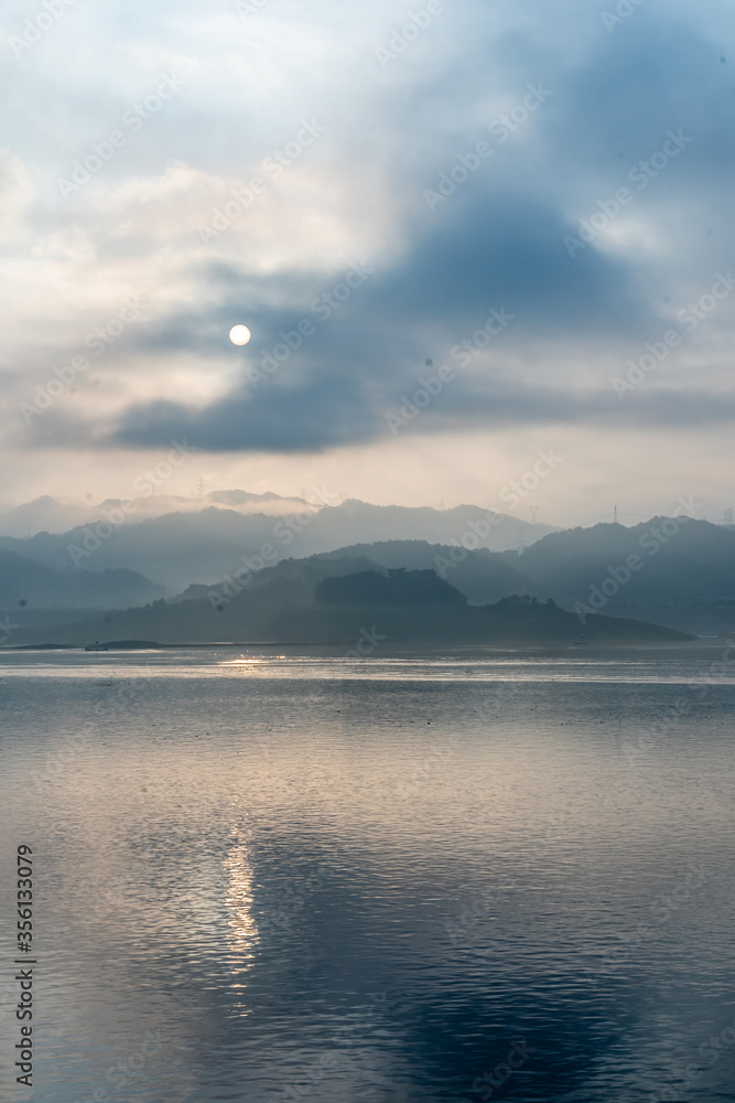 Sunrise over the Yangtze River