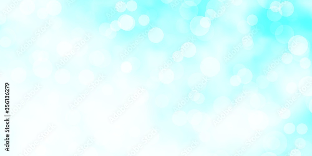Light BLUE vector background with circles. Abstract decorative design in gradient style with bubbles. Pattern for booklets, leaflets. Light BLUE vector background with circles. Abstract decorative design in gradient style with bubbles. Pattern for booklets, leaflets.