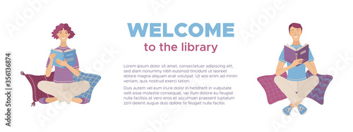Welcome to the library banner