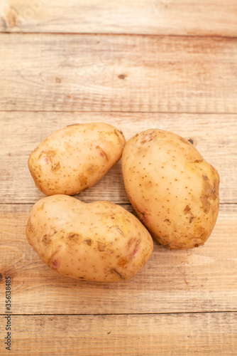 Tasty and juicy potatoes. Healthy food