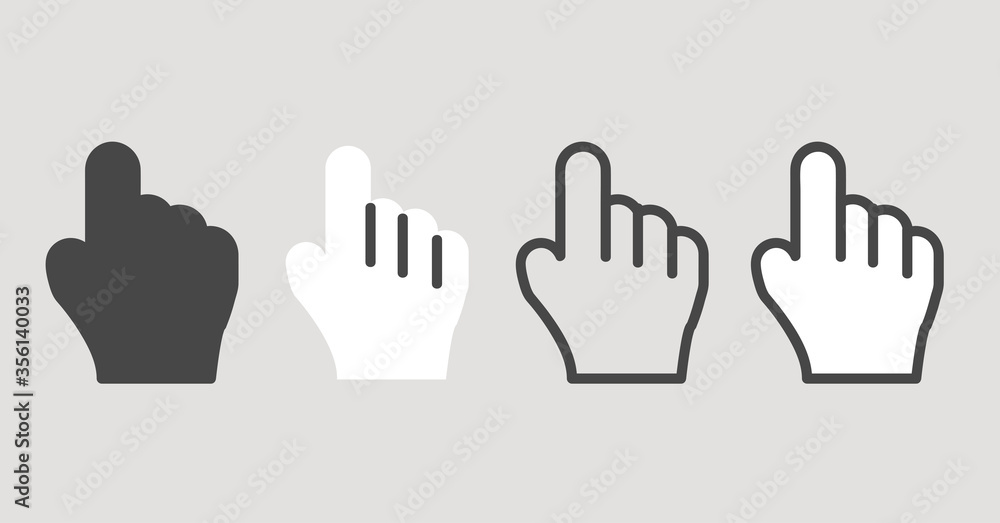 Hand icon line pixel perfect symbol illustration Hand icon line pixel perfect symbol illustration