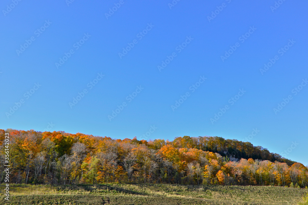 Panoramic view of Niagara Escarpment in autumn, Milton, Ontario, Canada. Panoramic view of Niagara Escarpment in autumn, Milton, Ontario, Canada.
