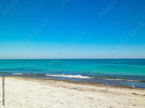 Beach in Vada, Italy.