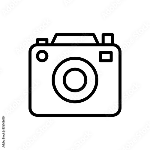 Camera, technology icon. Simple line, outline vector elements of camping icons for ui and ux, website or mobile application