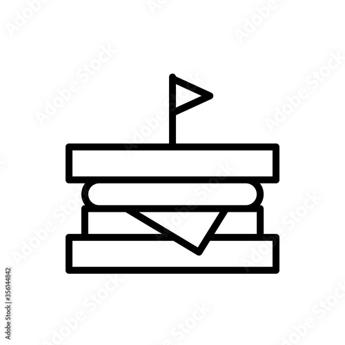 Sandwich, food icon. Simple line, outline vector elements of camping icons for ui and ux, website or mobile application