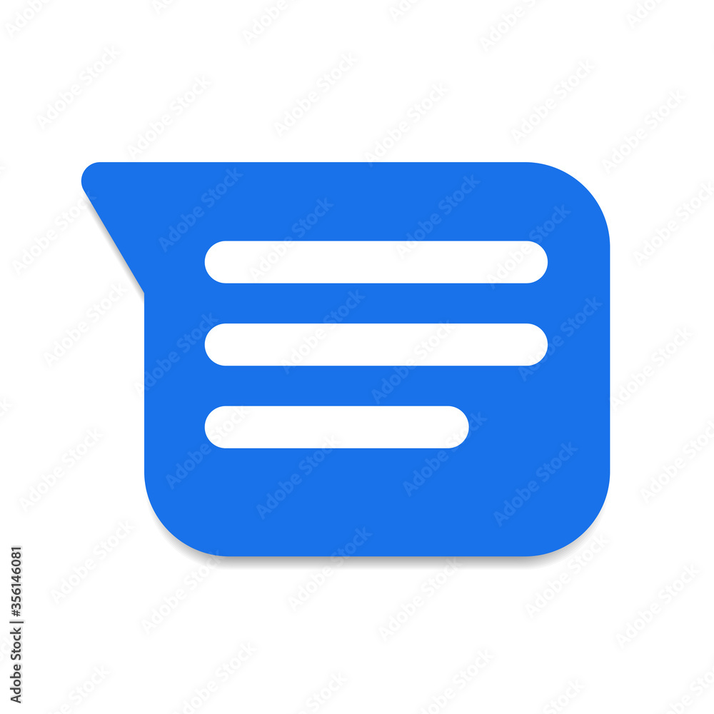 Android Messages App logo. Meet Messages, Google's official app for Android Messages App logo. Meet Messages, Google's official app for