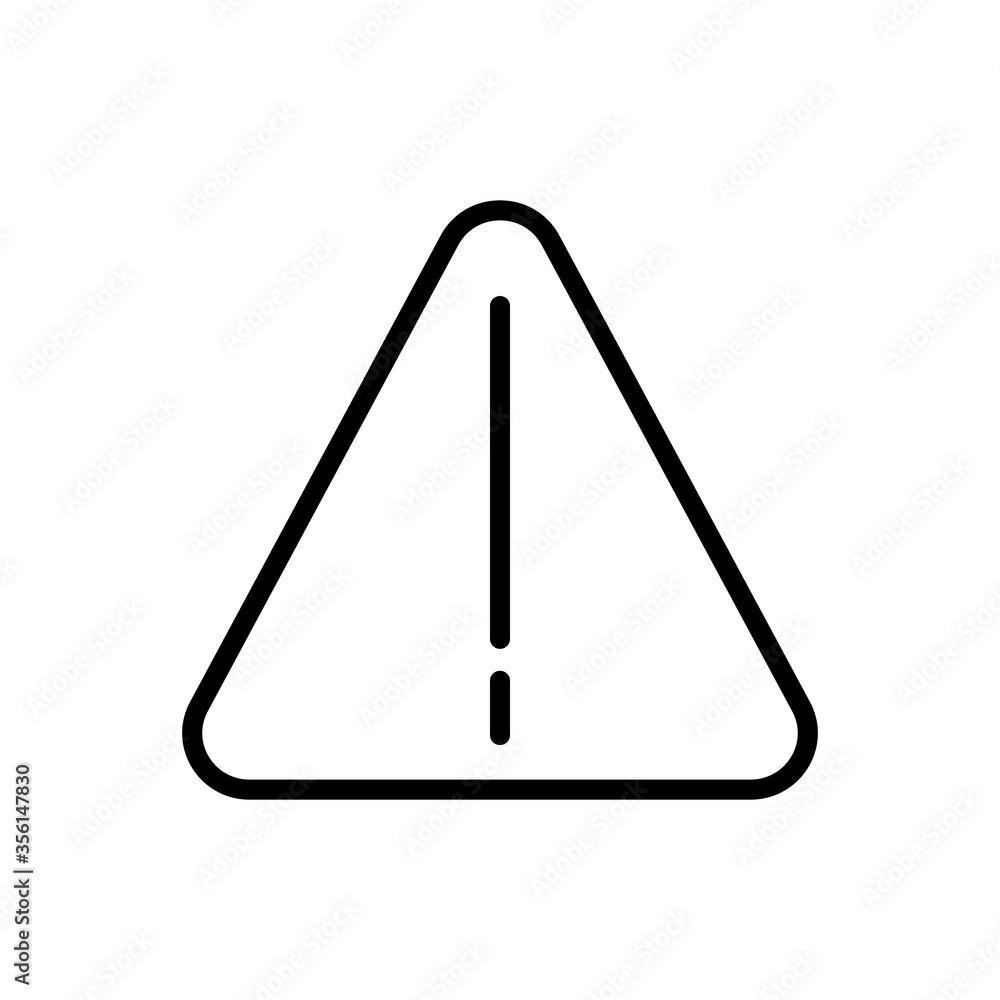 Sign, danger icon. Simple line, outline vector elements of firefighters icons for ui and ux, website or mobile application Sign, danger icon. Simple line, outline vector elements of firefighters icons for ui and ux, website or mobile application