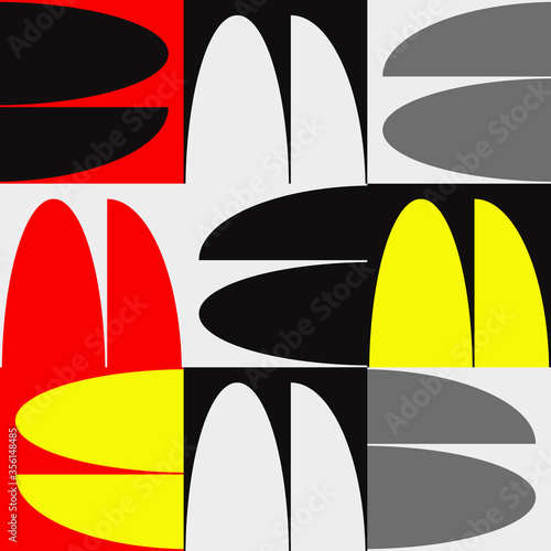 Circular Abstract Vector Pattern Design