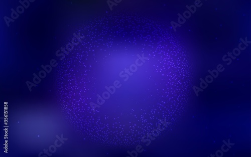 Dark Purple vector background with astronomical stars. Shining colored illustration with bright astronomical stars. Template for cosmic backgrounds.