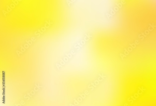 Light Yellow vector blurred and colored pattern.