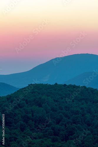 sunset over the mountains © Jozsef