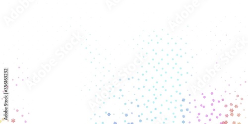 Light multicolor vector template with abstract forms.