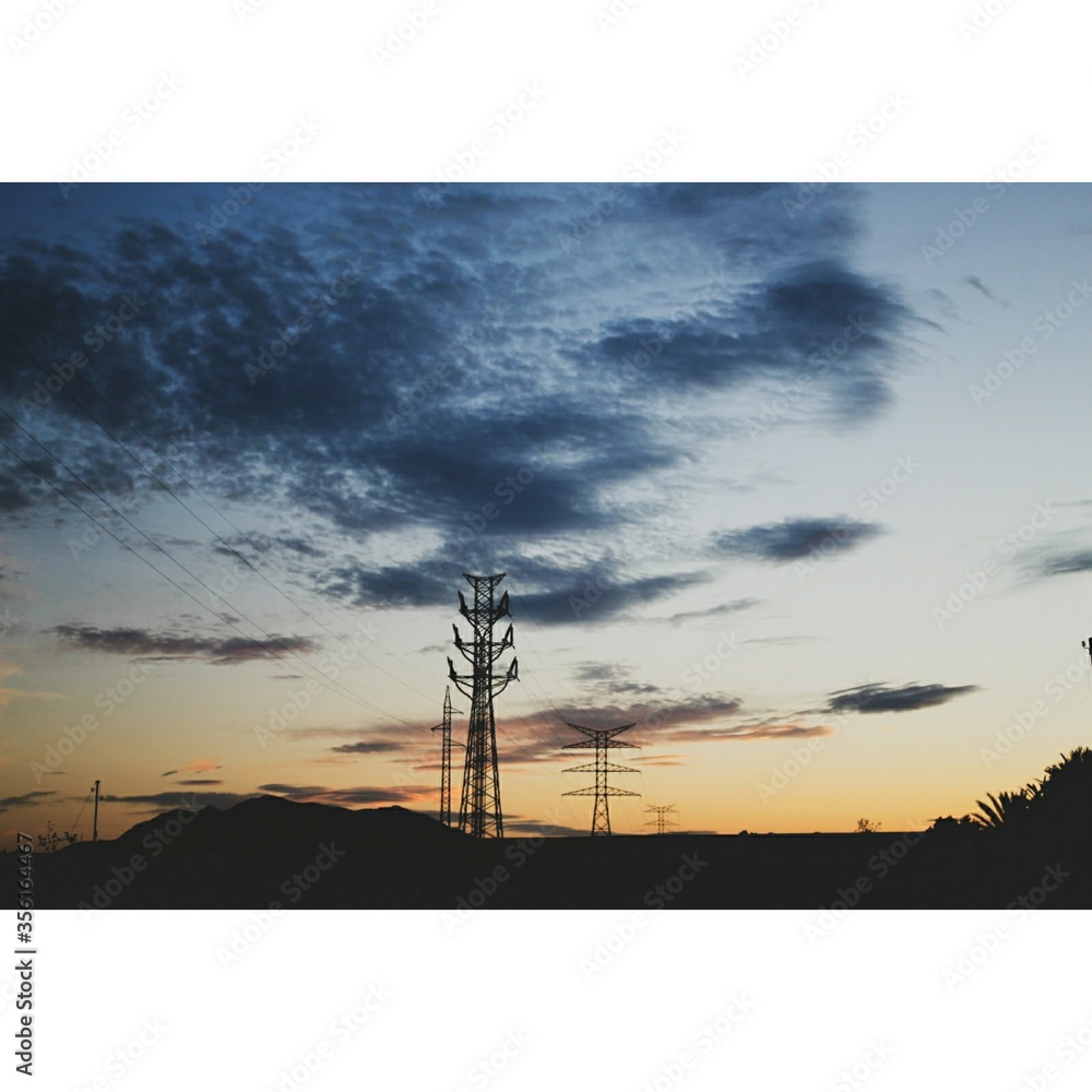 Naklejka premium Atardecer