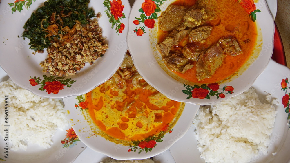 indian curry with rice
