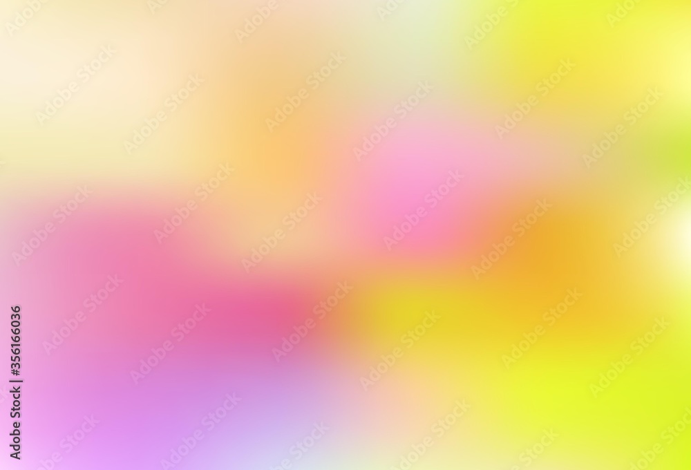 Light Pink, Yellow vector colorful abstract background.