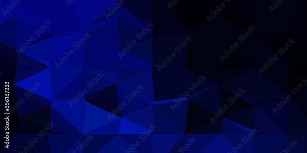 Dark blue vector abstract triangle pattern. Dark blue vector abstract triangle pattern.
