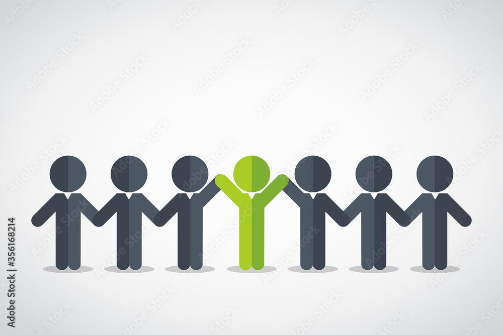 Teamwork, people together to success holding each team hands. Concept business teamwork vector illustration Teamwork, people together to success holding each team hands. Concept business teamwork vector illustration