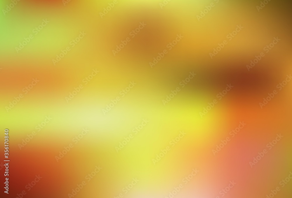 Obraz premium Light Green, Red vector colorful blur backdrop.