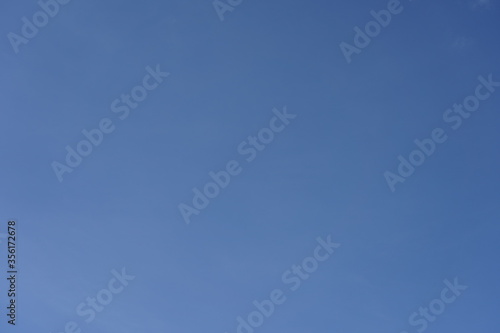 Blue sky with empty space background.