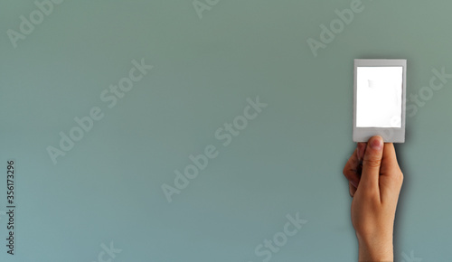 hand holding a photo