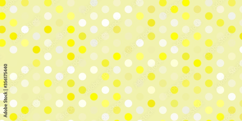 Light yellow vector texture with disks. Light yellow vector texture with disks.