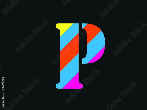Capital letter P vector image Free Download Capital letter P vector image - GFXLoad