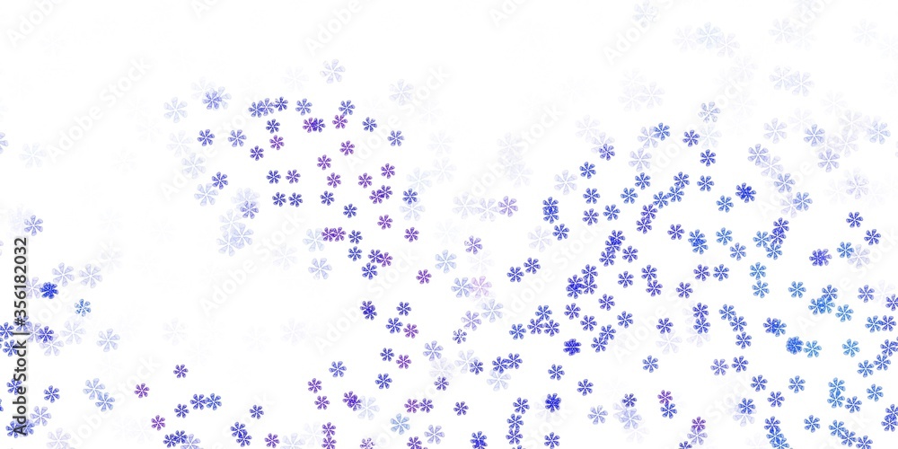 Light blue vector background with random forms.