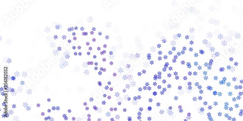 Light blue vector background with random forms.