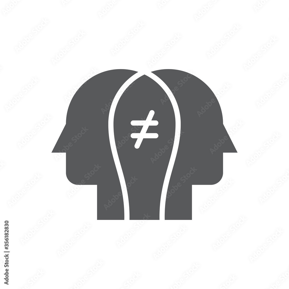Conflict Resolution vector icon symbol isolated on white background Conflict Resolution vector icon symbol isolated on white background