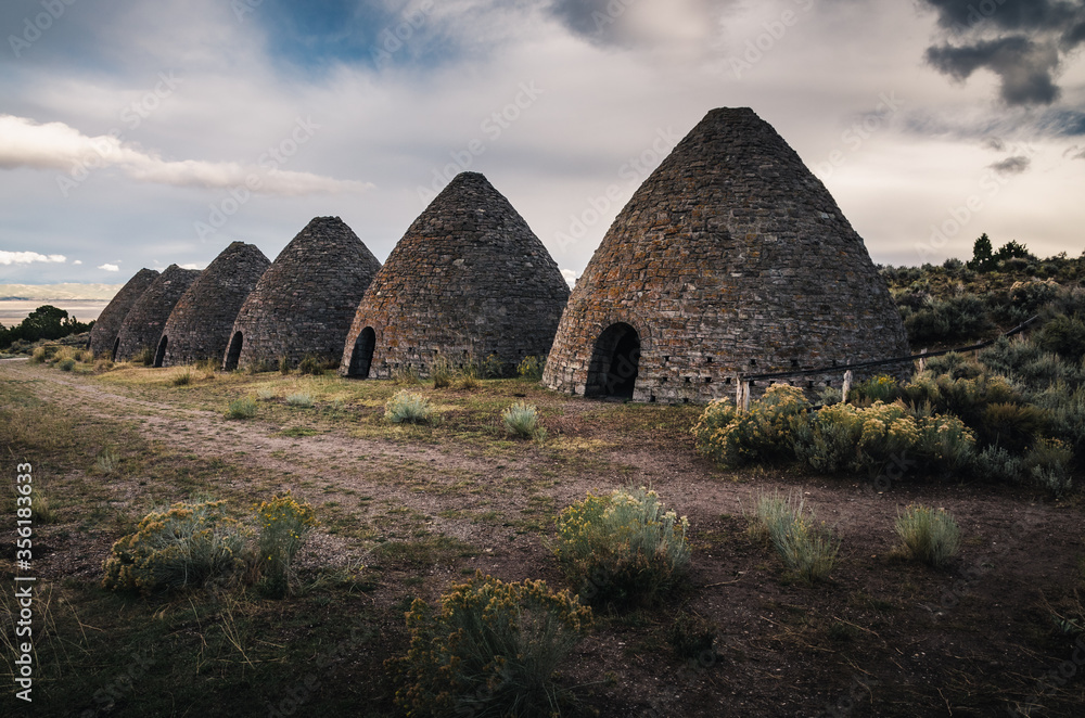 Naklejka premium Ward Charcoal Ovens State Historic State Park in Nevada