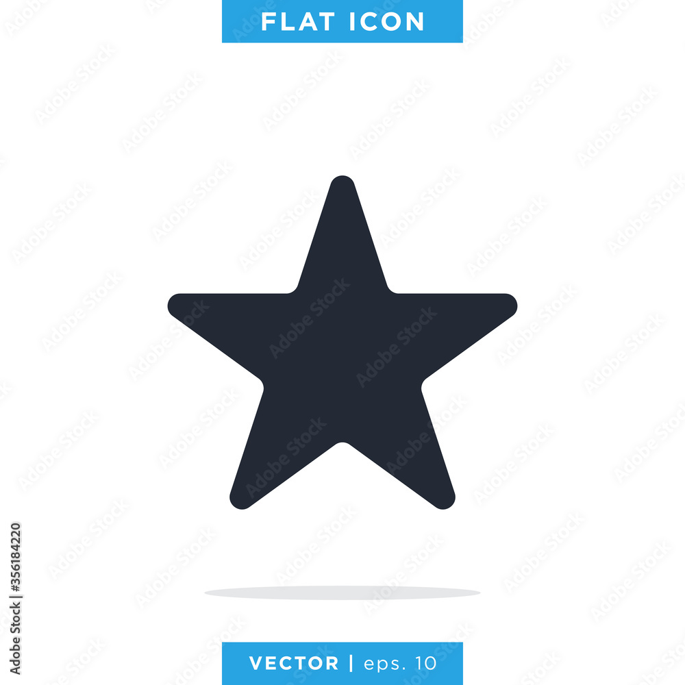 Star icon vector logo design template Star icon vector logo design template