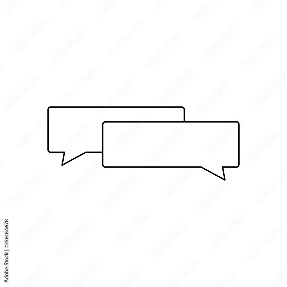 speech bubble icon chat sign vector speech bubble icon chat sign vector