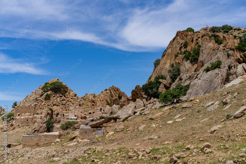 The ABANDONED BERBER VILLAGE OF ZRIBA OLIA in tunisia