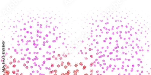 Light pink vector template with abstract forms.