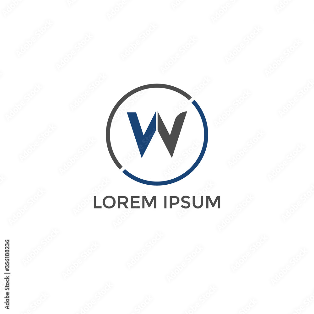 LETTER W LOGO DESIGN VECTOR MODERN FOR YOUR BUSINESS LETTER W LOGO DESIGN VECTOR MODERN FOR YOUR BUSINESS