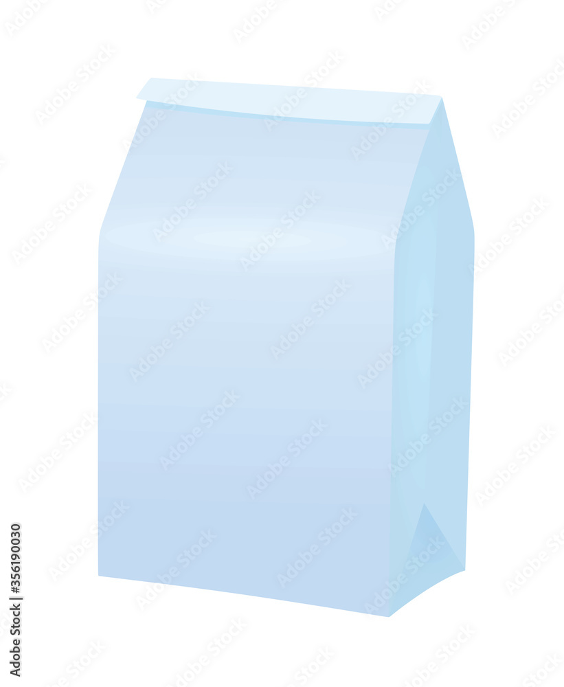 Paper bag template. vector illustration Paper bag template. vector illustration